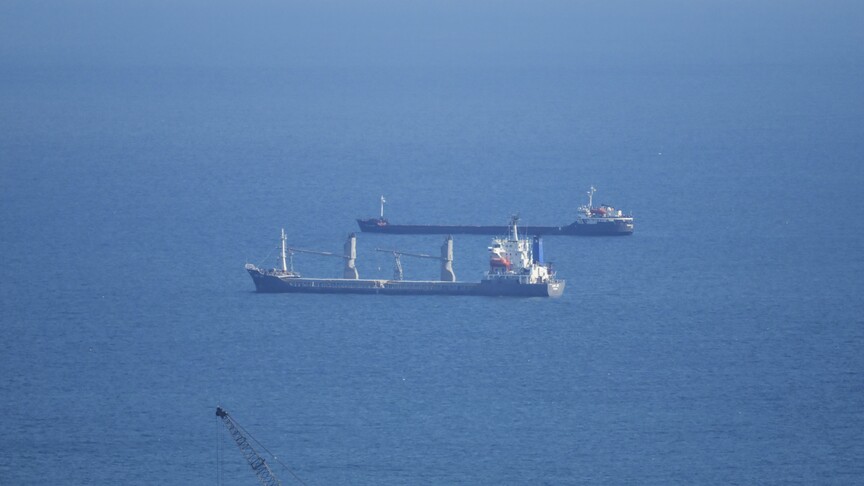 Report of an unknown projectile striking a cargo vessel near Khasab, Oman, Tuesday 4 August 2026