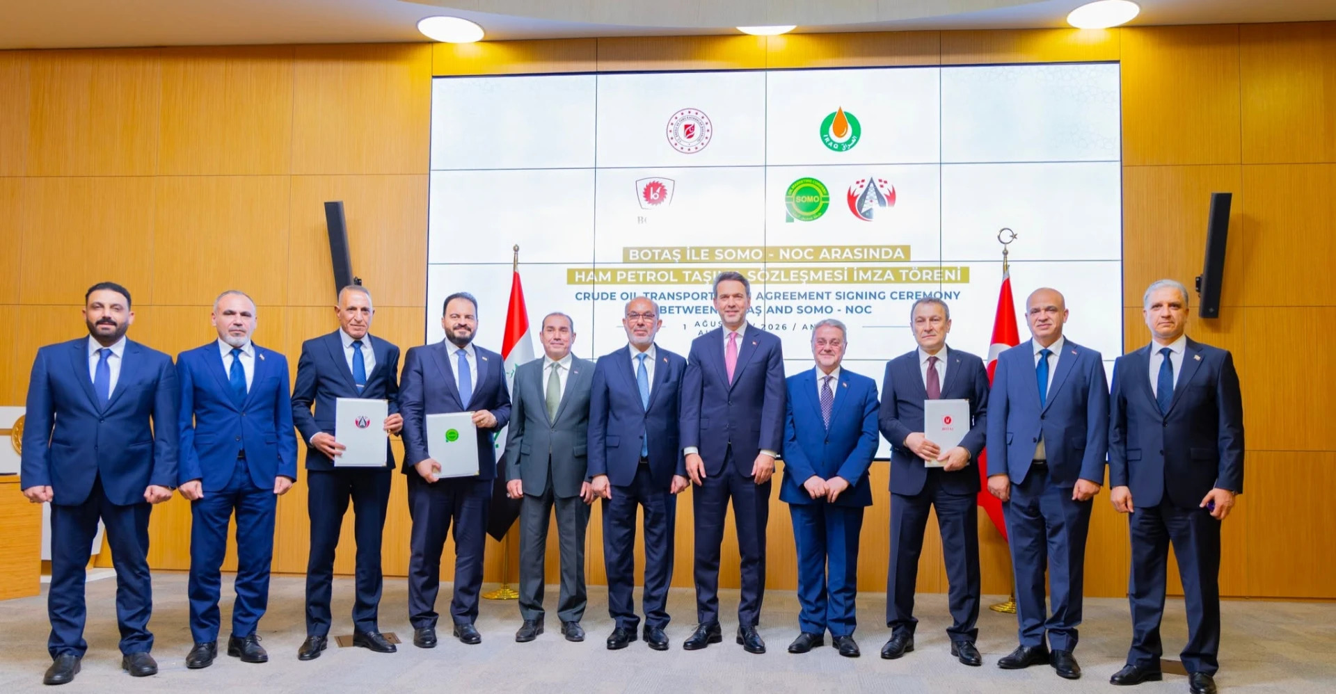 Iraq and Turkiye oil talks in Ankara, 1 August 2026