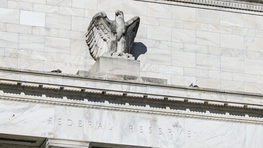 The US Federal Reserve building ahead of the September meeting; the weak jobs report cut rate hike odds (August 7, 2026)