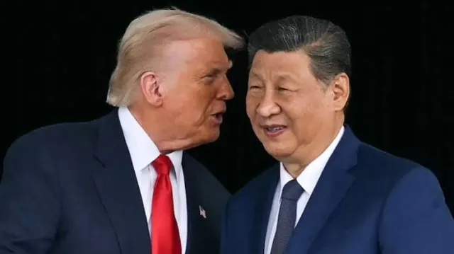 Xi Jinping and Donald Trump (image from the Washington summit preview, September 23, 2026)