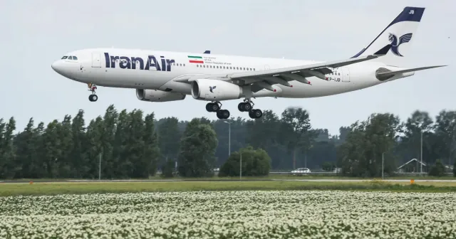 Archival photo of an Iranian airline's aircraft